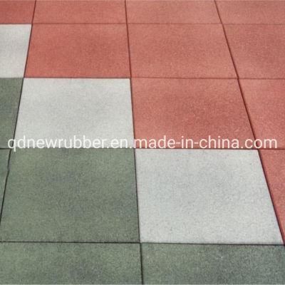 Rubber Playground Paving Safety Children Flooring Tiles