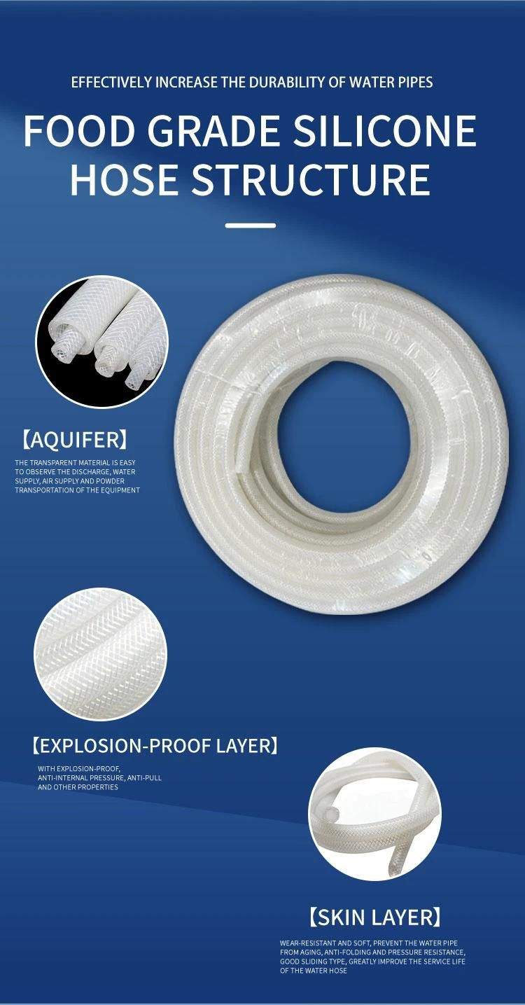High Pressure Food Grade Flexible Silicone Rubber Pipe Hose