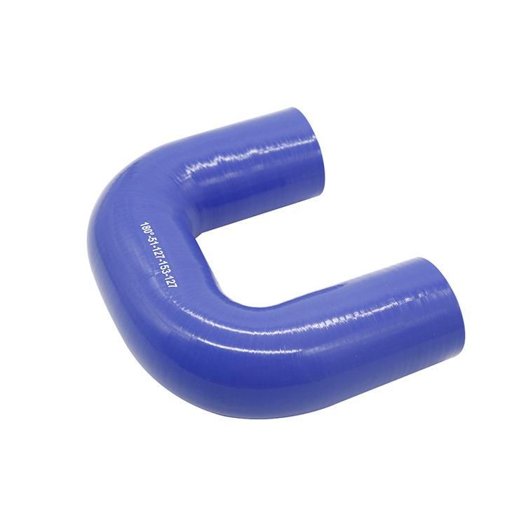 New 180 Degree Elbow Silicone 3 Inch Radiator 4-Layer Silicone Elbow Hose