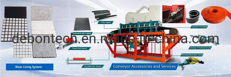 Diamond Rubber Coated Pulley Diamond Groove Lagging Rubber Sheet Pulley Ceramic Rubber Lining