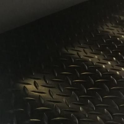 Factory Manufacture Non-Slip 6mm Thickness Diamond Rubber Plate / Mats