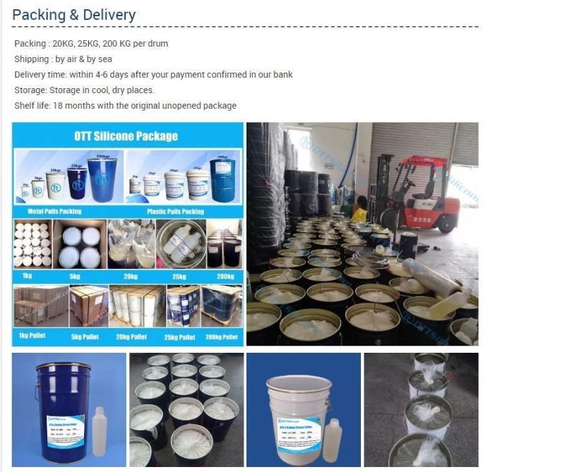 Ott RTV2 Liquid Silicone for Concrete Stamp
