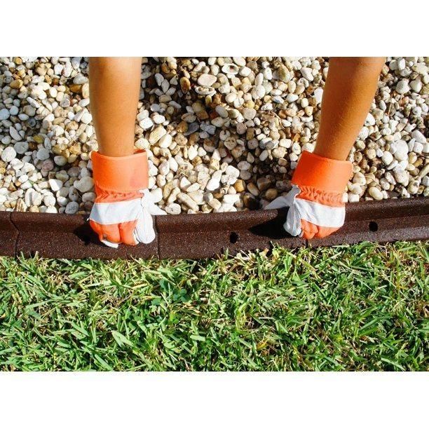 Grass Lawns Pathways Rubber Edging Roll
