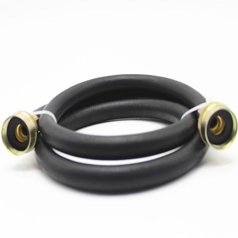 Ce Certified Rubber Washing Machine Hose with Brass Fht Connections