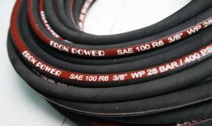 One Single Fiber Braided R6 Flexible Fuel Oil Gasoline Delivery Rubber Hose