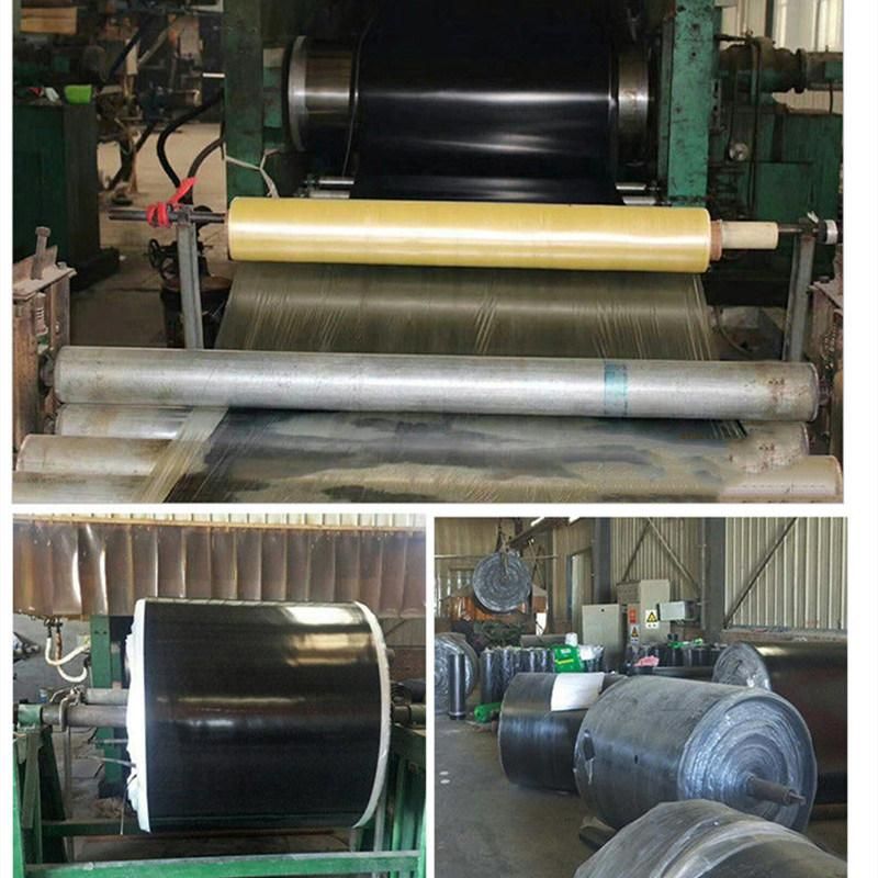 Black Sulfurization Rubber Lining Butyl Rubber Sheeting Rolls