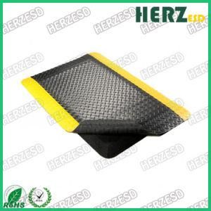 Non-Slip Rubber Diamond Plate Flooring ESD Anti-Fatigue Rubber Foaming Mat