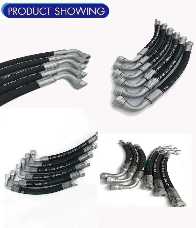 High Quality 1/2 Inch Cloth Surface Hydraulic Hose Assembly