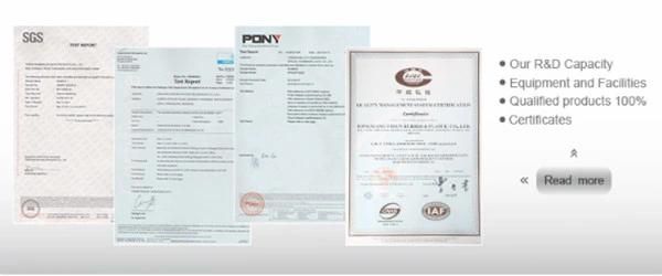 Auto EPDM Sponge and Solid Rubber Profile with Steel Belt