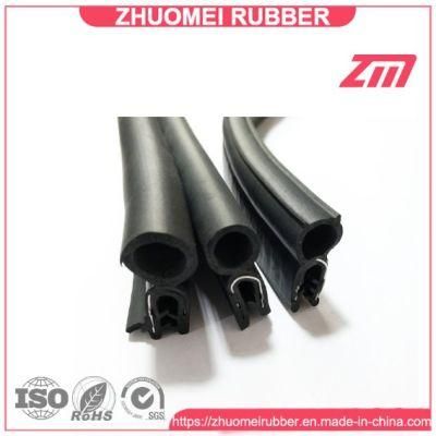 Black Locking Bulb Seal Gasket