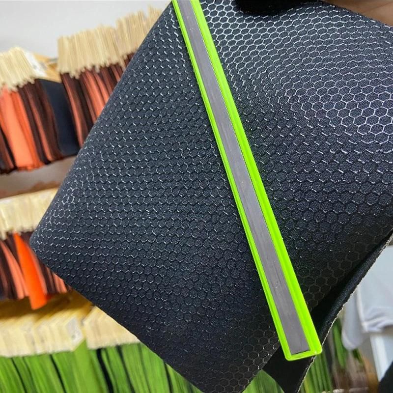 Hexagon Anti-Slip Silicone Printing Fabrics Neoprene for Shin Protector