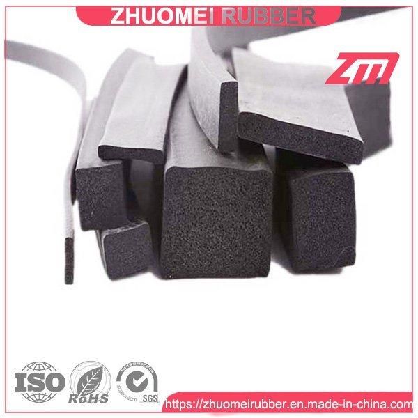 Square EPDM Sponge Foam Rubber Weather Seal Strip