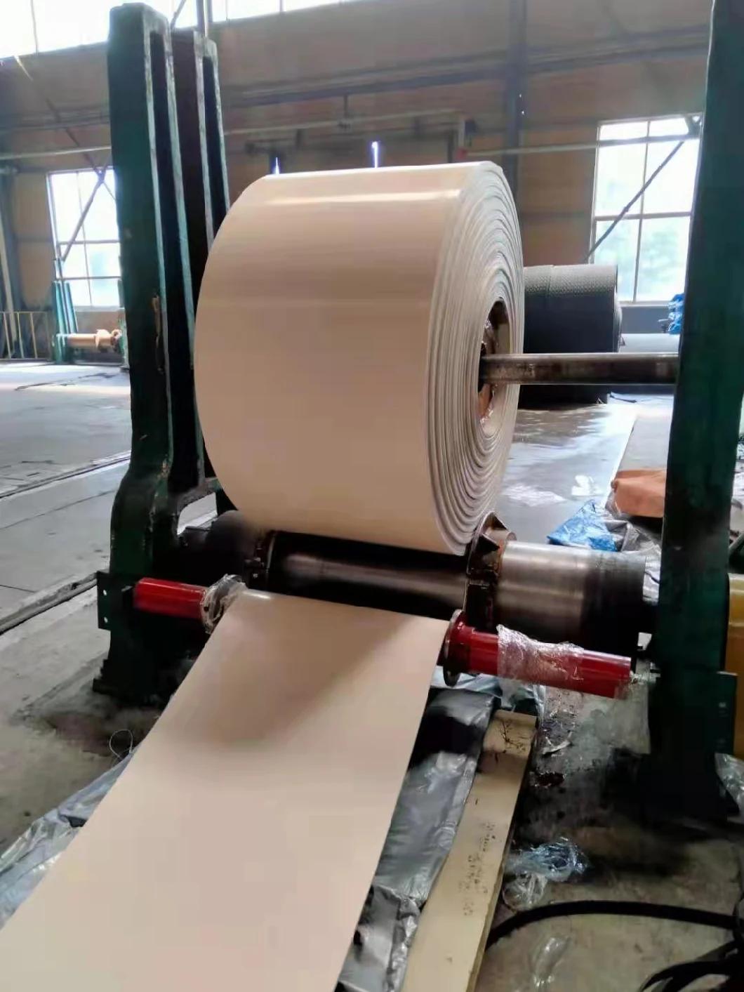 White Rubber Conveyor Belt for Conveying Cereal