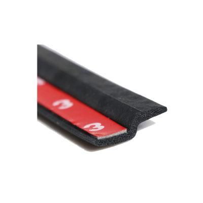 Z Shape Car Door Rubber Seal with Adhesive Tape