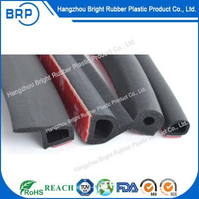 Rubber Silicone D-Profile with Adhesive Door Edge Trim Seal