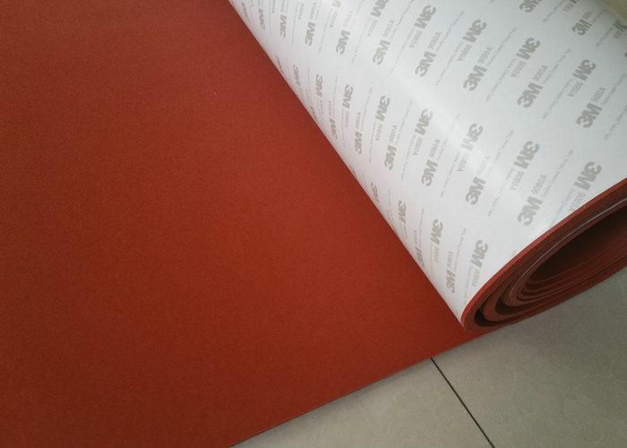 Silicone Sponge Rubber Sheet, Silicone Foam Sheet with Adhesive