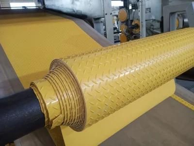Non-Slip Rubber Diamond Plate Flooring ESD Insulation Anti-Fatigue Mat