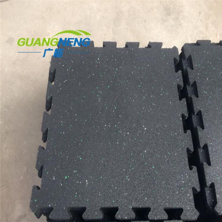 Park Interlocking Rubber Flooring Mat/Rubber Gym Floor Mat