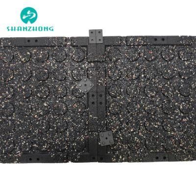 Compound Rubber Flooring Mats High -Density High -Quality Rubber Gym Mat Tile