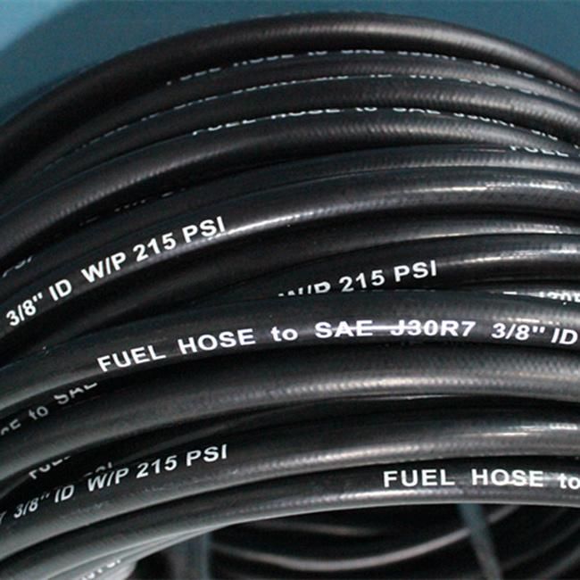 Flexible Fuel Resistant Low Pressure NBR Fuel Hoses for Automotive Meets SAE J30R7