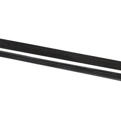 Black Capping Rubber U Channel Edging Guard Trim Seal Strip for Glass Railing