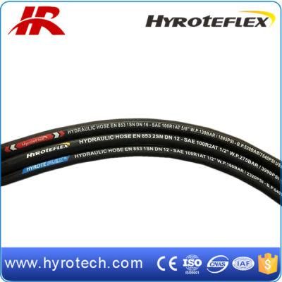 High Pressure Steel Wire Braided Rubber Hose Hydraulic Hose SAE 100r1at R2at /DIN En 853 1sn 2sn