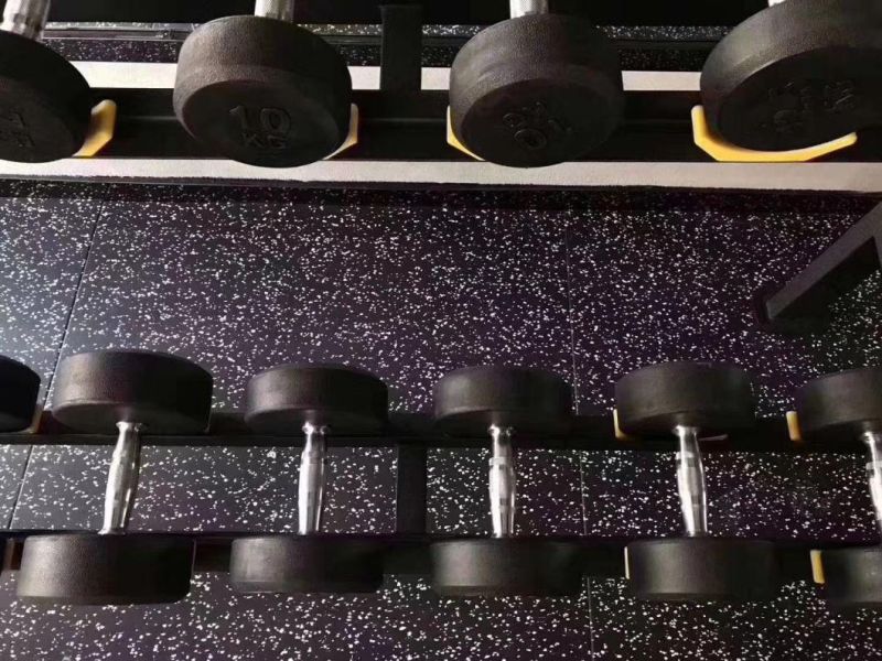 500*500 Fitness Playground Gym Outdoor Rubber Floor Tile
