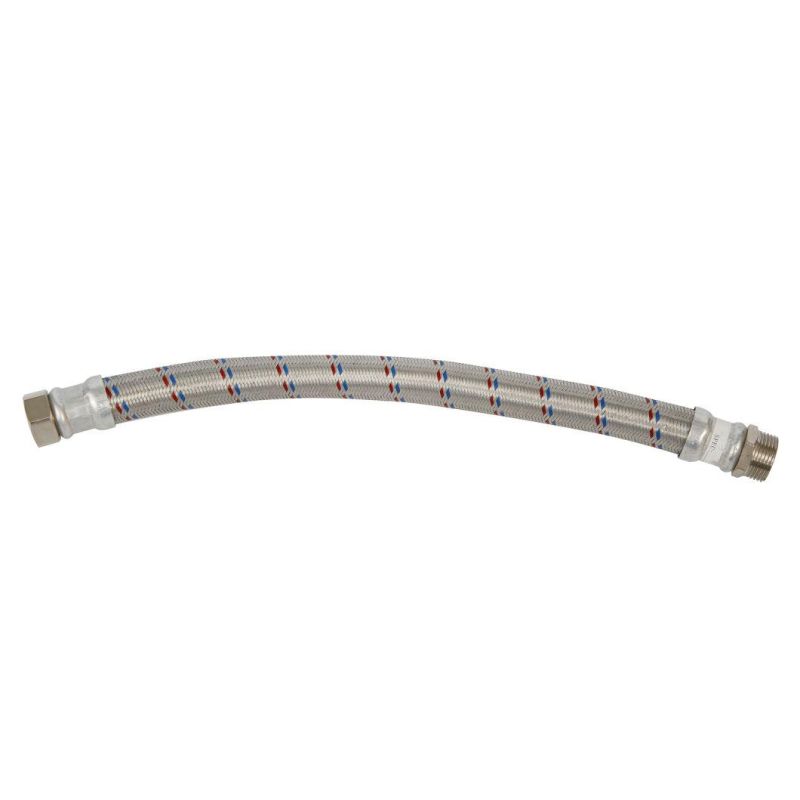 Pump Hose Aluminium Braided Hose with Brass Nuts D33*50cm F1*M1