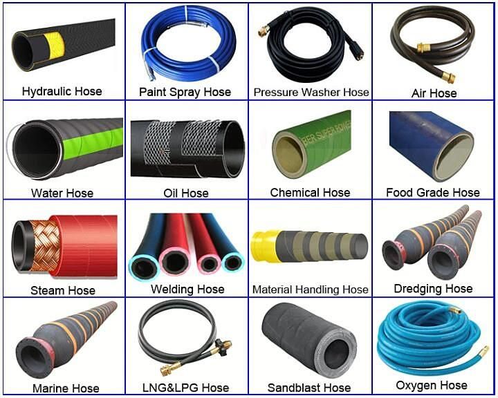 Flexible Food Grade 1000psi Heavy Duty Rubber Food Delivery Hose
