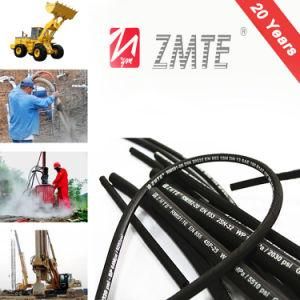 DIN / En853 2sn Hydraulic Steel Braided Rubber Hose