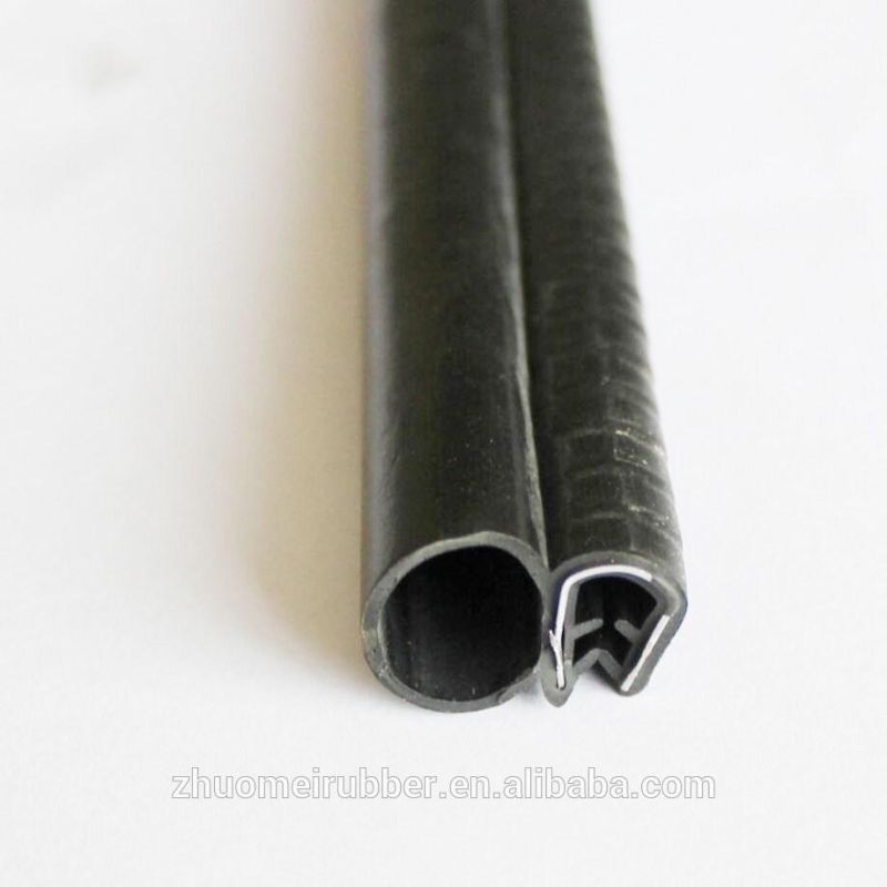 PVC Edge Trim Bulb Seal with Steel Belt Reinforced