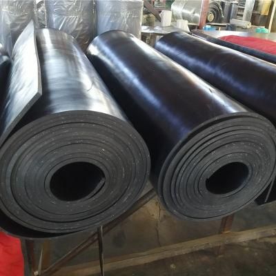 1 Ply Cloth, Nylon, Fiber Insertion SBR Rubber Sheeting Rubber Mat for Industry Workshop, Trucks