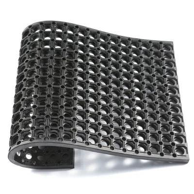 630*420*13mm Anti-Slip Outdoor Drainage Grass Rubber Mat