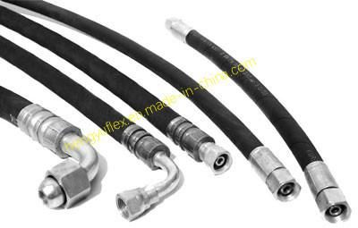 High Pressure Flexible Rubber Hydraulic Hose 2sn R2at