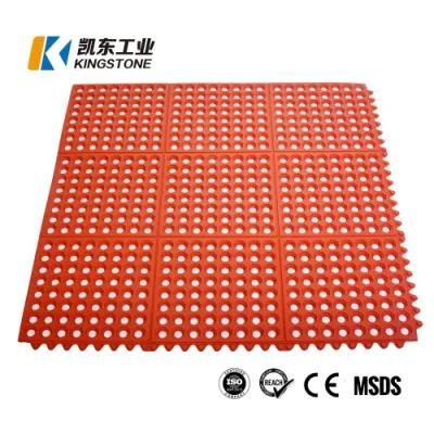 Easy to Clean Indoor Rubber Mat Soft Anti Slip Anti Fatigue Floor Rubber Mat
