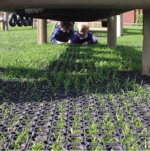 Drainage Heavy-Duty Rubber Grass Matting