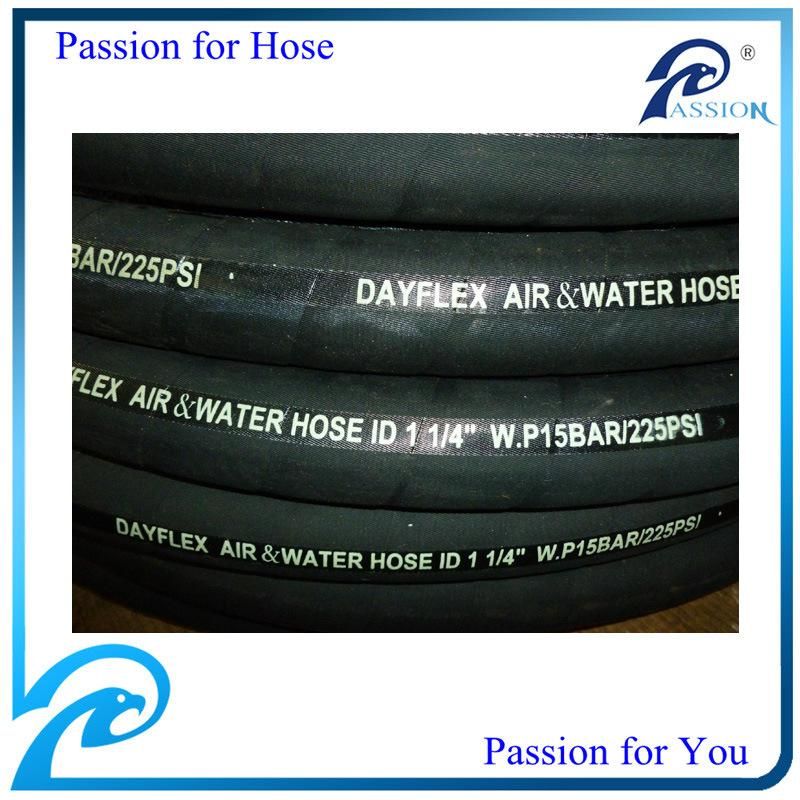 Cloth Wrapped Surface 20 Bar Industrial Air Rubber Hose
