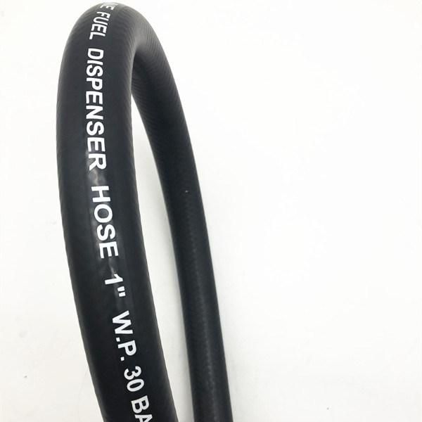 New 100% Vulcanized Flexible Rubber Petroleum Pipelines 1 Inch Reinforced with Metal
