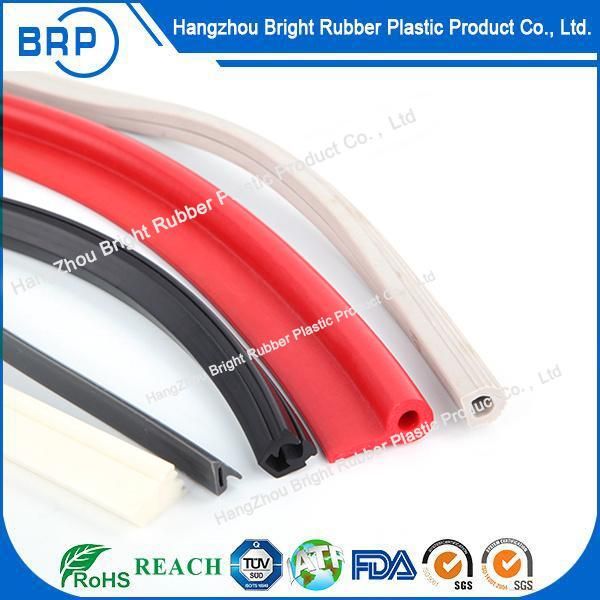 China Factory Extrusion Silicone Rubber Profiles with 25years Experience