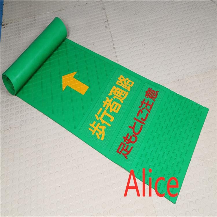 Corrugated Fine Rid Rubber Runner Mats, Anti-Slip Floor Mats