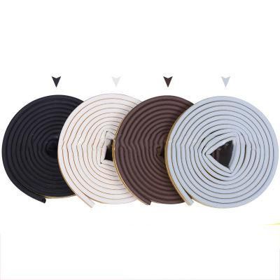 D/P Type Foam Rubber Weather Strip for Wooden Door