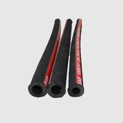 Two Layers of High Strength Wire Braid Hydraulic Rubber Hose En 853 2sc