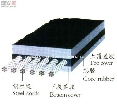 DIN K St Steel Cord Fire Resistant Rubber Conveyor Beltst800 Conveyor Belt