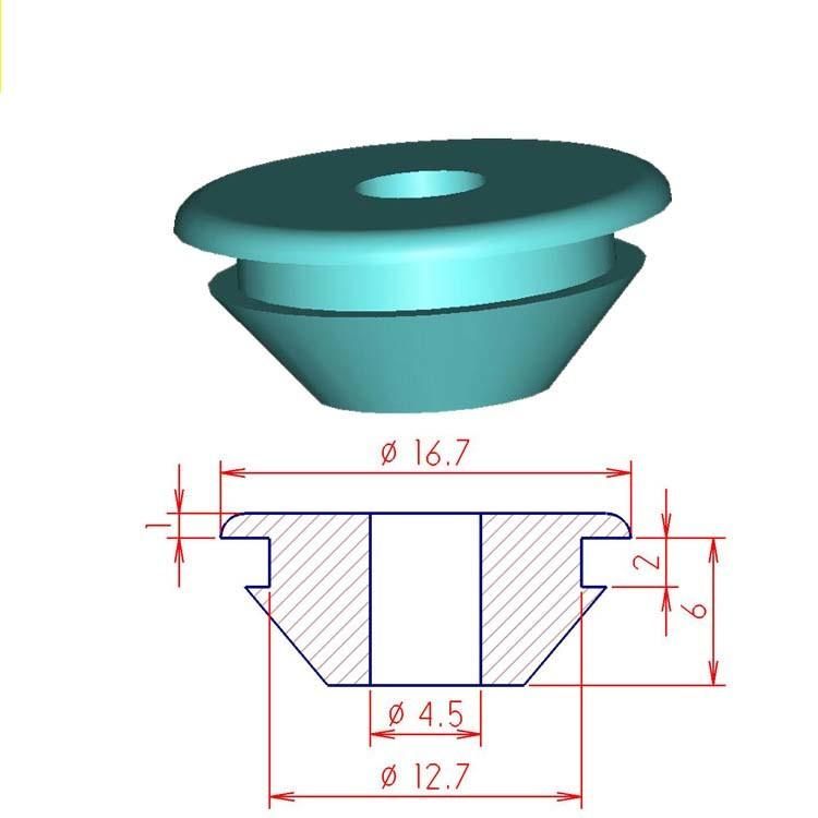EPDM PTFE Hydraulic Rod Seals Step Seals