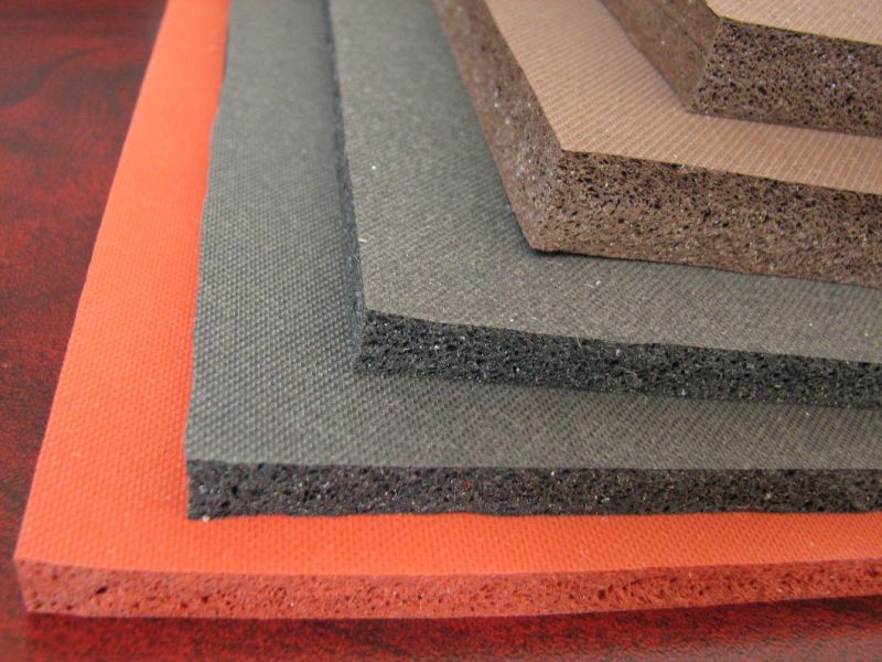 Aging Resistant Silicone Foam Sheet, Silicone Sponge Sheet with 3m Adhesive