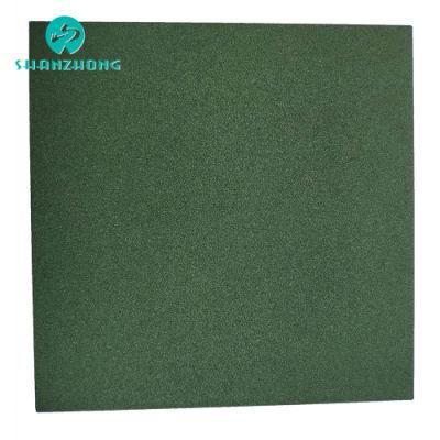 15mm Simple Laying Color Rubber Floor Mat Insulation Flame Retardant Floor Rubber Tile