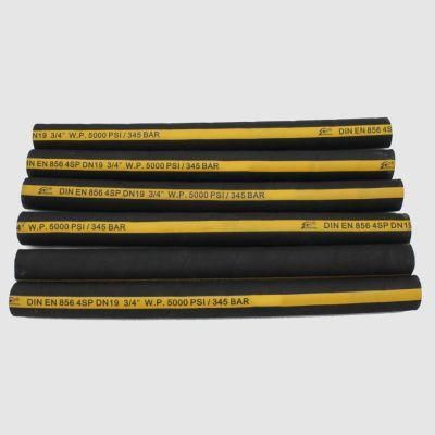 Msha Approved Four Wire Spiral SAE 100r15 Hydraulic Rubber Hose