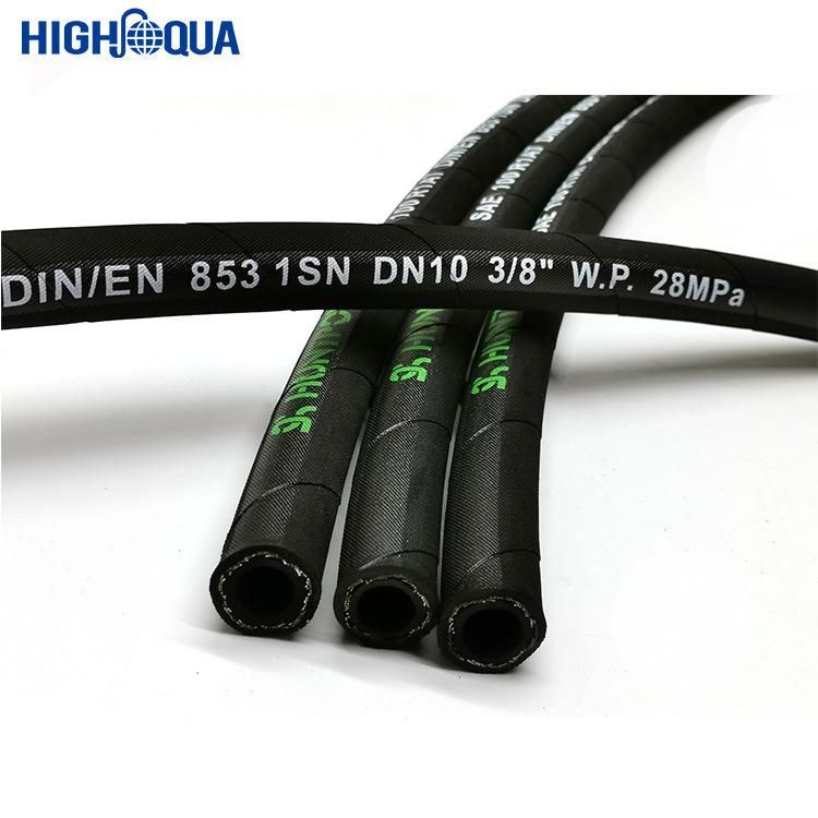 SAE100 R1a High-Pressure Hydraulic Hose for Medical Treatment with DIN En 853 1st