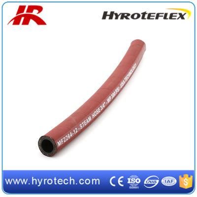 Steam Hose Flexible Red Cloth Surface EPDM