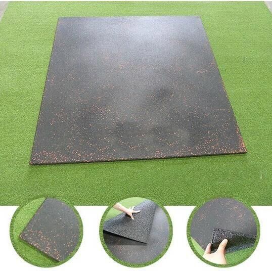Gym Rubber Tiles with Colorful Fleck /Gym Rubber Floor Sports Mats
